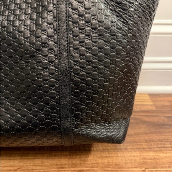 Guccisima Black Embossed Joy Leather Tote - Picture 5 of 13